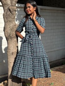 Checkered Midi