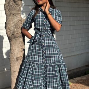 Checkered Midi